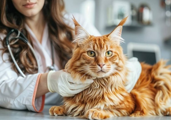 Груминг кошек в ветклинике 